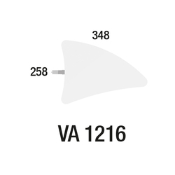 Octacnorm Ablage Tablar Haifischflosse VA1216