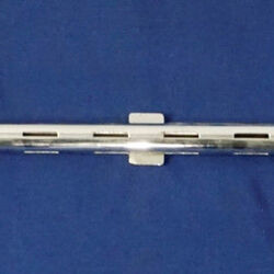 Mero M12 Schlitzstäbe, Scheibenstäbe, Sonderstäbe für Vitrinenbau uvm. chrom