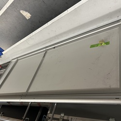 Octaquick Tür Q321 komplett mit Stützen + Oberfeld