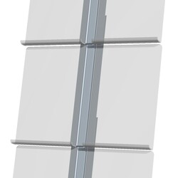 Prospektständer 8xA4 - Acryl- vario d8 / VA 8808 - NEUWARE!